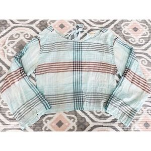 Anthropologie Tops - | Anthropologie | Cloth & Stone Plaid Tie Back Top Anthropologie Tops - | Anthropologie | Cloth & Stone Plaid Tie Back Top